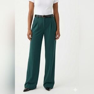 HALARA Wide Leg Pants in Deep Teal Green